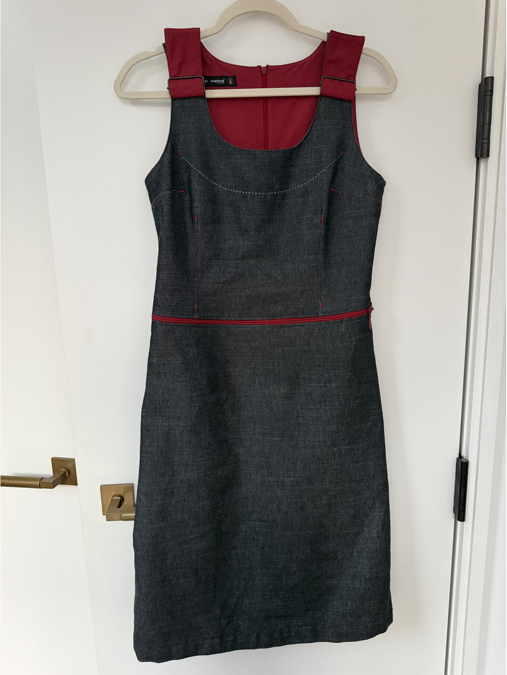 Cop Copine Denim Midrift Zipper Dress